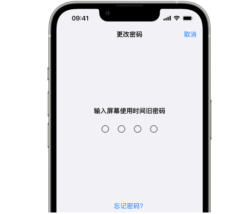 隆德iPhone屏幕维修分享iPhone屏幕使用时间密码忘记了怎么办 