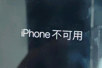 隆德苹果服务网点分享锁屏界面显示“iPhone 不可用”如何解决 