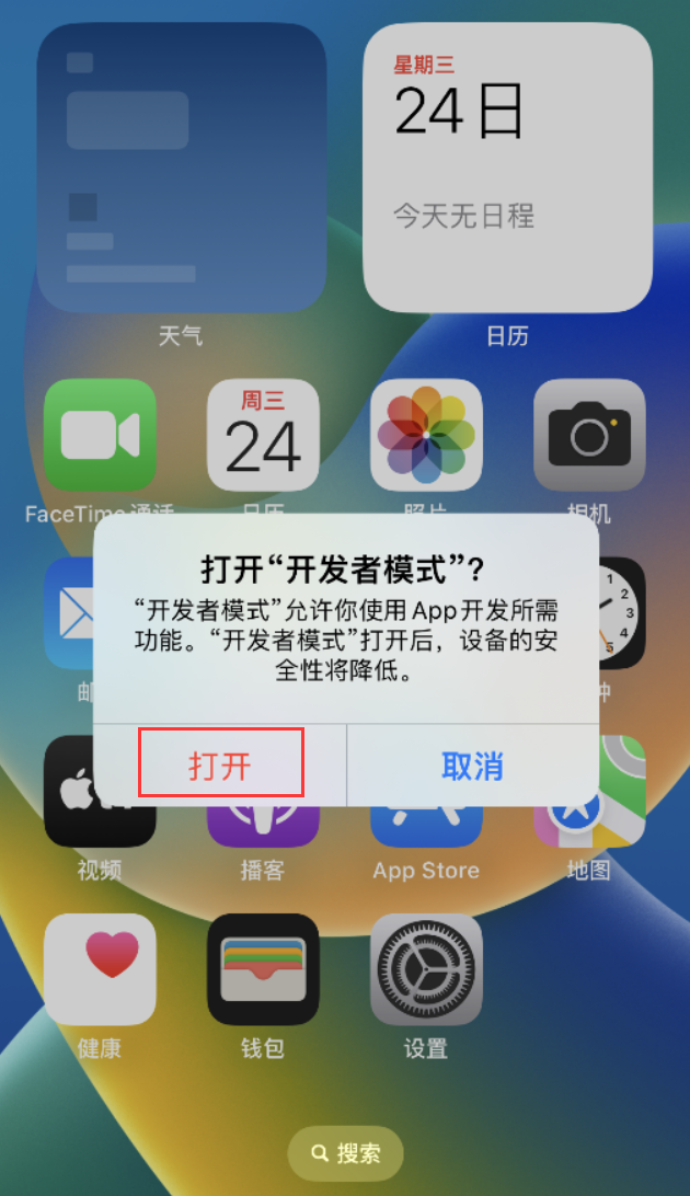 隆德苹果手机维修分享如何打开开发者模式 